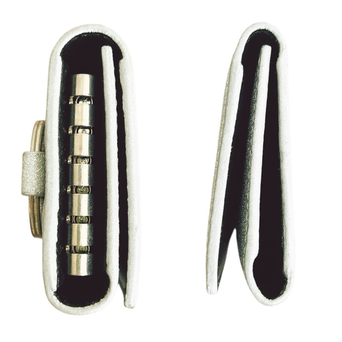 BALENCIAGA ★シルバー グリッター キーケース BALENCIAGA バレンシアガ キーケース グリッター シルバー