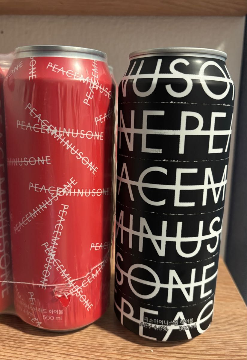 G-DRAGON PEACEMINUSONE レッド 2本セット 2本】PEACEMINUSONE ハイボール レッド・ブラック 2本 gdragon