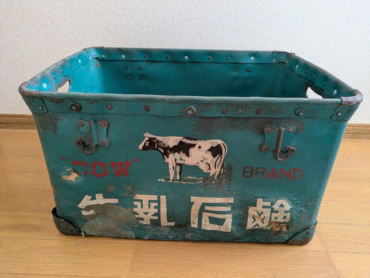 牛乳石鹸 ぼて箱 昭和レトロ アンティーク ビンテージ 希少 牛乳石鹸 ボテ箱 昭和レトロ