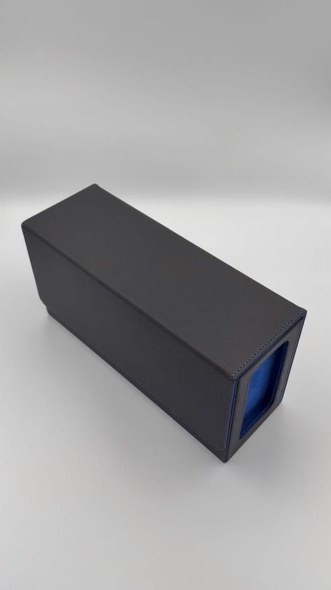 「G1G1」PSA/BGS/CGC鑑定カード収納 ケース(ストレージボックス、デッキホルダー)ブルー 窓付き