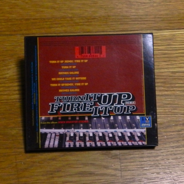 Busta Rhymes バスタライムス Turn It Up Remix リミックス Fire It Up 1998年 12inch CD_画像2