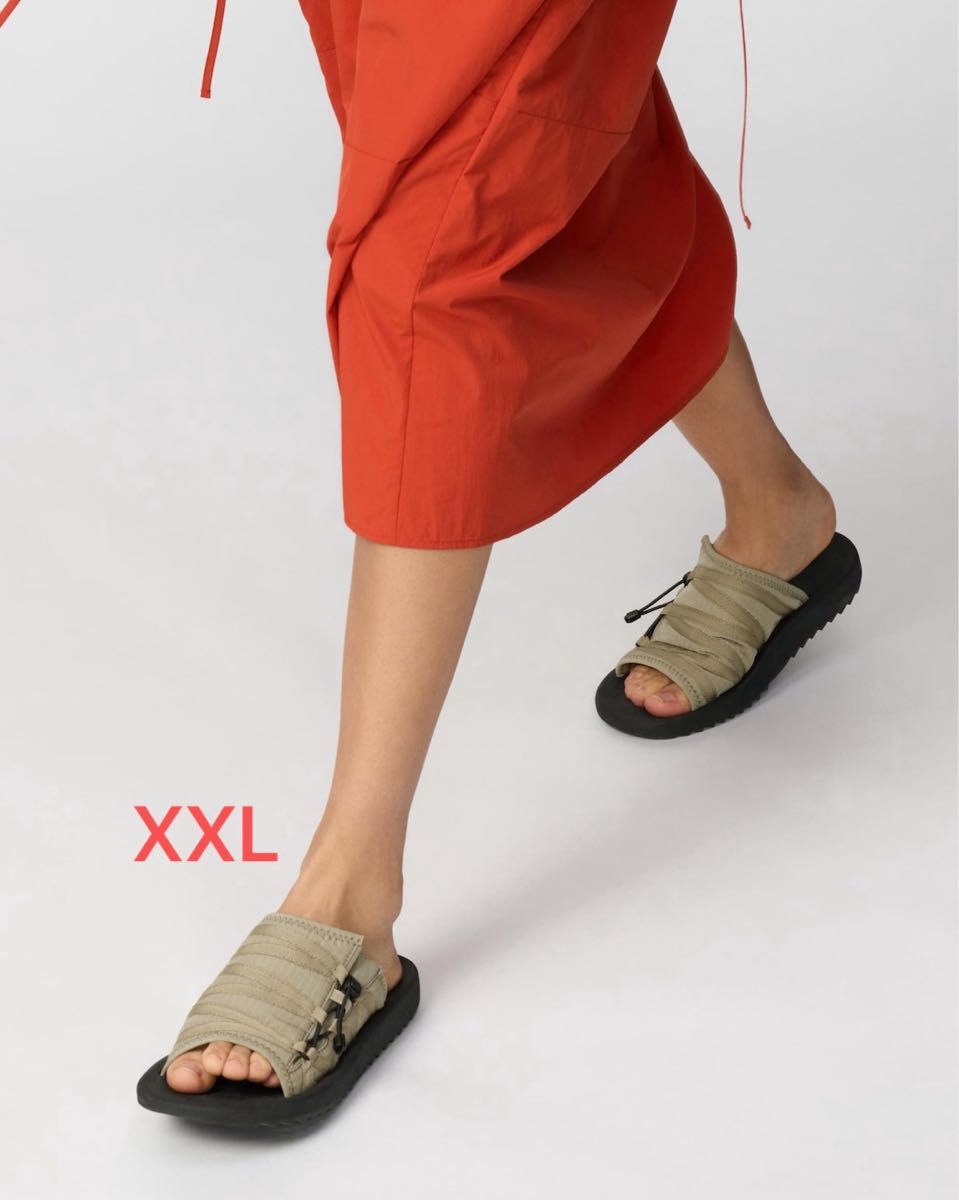 ユニクロC UNIQLO C スライドサンダル ベージュ XL 新品】ユニクロC スライドサンダル UNIQLO ベージュ XXL 27 5