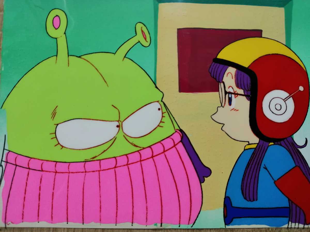 [ cell picture ] Dr. Slump Arale-chan Toriyama Akira background attaching.