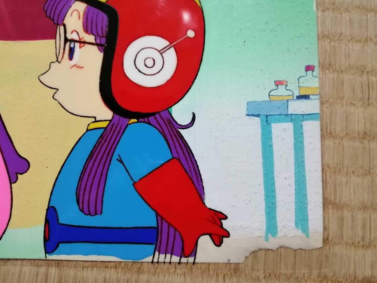 [ cell picture ] Dr. Slump Arale-chan Toriyama Akira background attaching.