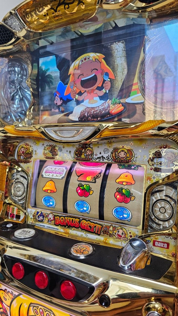 クレアの秘宝伝2 スロット実機 コイン不要機付【静音化済】 名作】クレアの秘宝伝2 スロット実機コイン不要機付【静音化済
