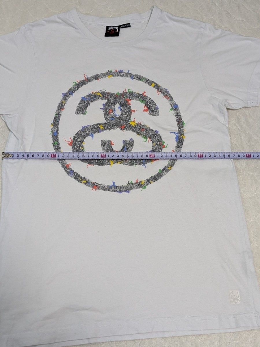 【希少】 オールドステューシー クロスボーン刺繍 シャネルロゴ ロンT 00s オールドステューシー シャネルロゴ Tシャツ 海外S М 半袖