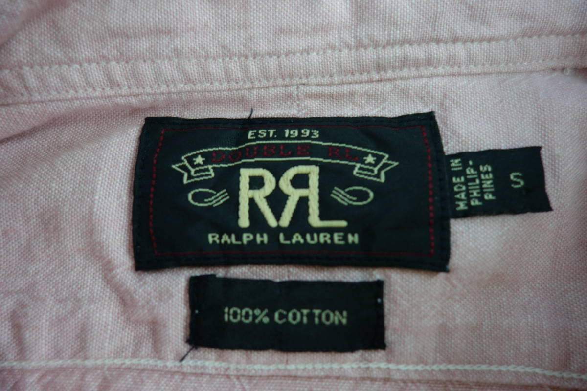 32W  двойной  ... RRL  Ralph Lauren Ralph Lauren  одноцветный  ...  длинный рукав   хлопок   кнопка ... рубашка  【S】