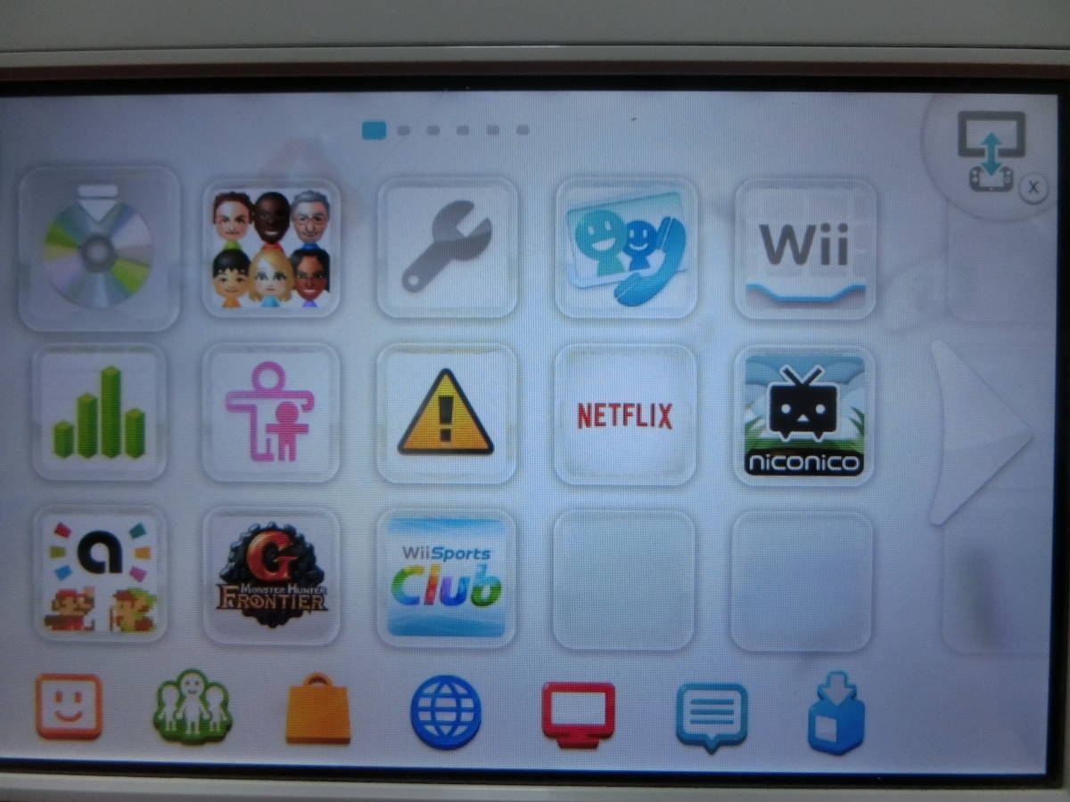 Wii U 32GB ブラック 本体のみ 美品　動作確認済　ペアレンタルなし　即売　(159)_画像3