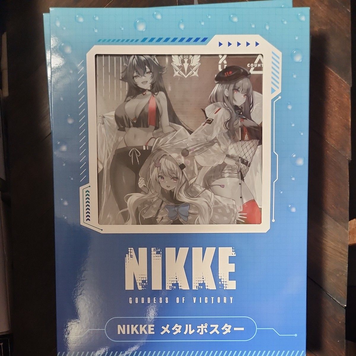 【GIGO限定】NIKKE メタルポスター 全5種セット 勝利の女神 NIKKE メタルポスター アーバン・レイニーディ~GiGO