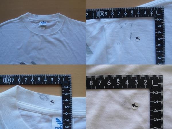 デッドストック adidas USA オリンピック ! 1988年 ビンテージ オールド アディダス olympic Tシャツ US- S サイズ ( 日本の XL くらい )_プリントの色移りや薄い黄ばみ