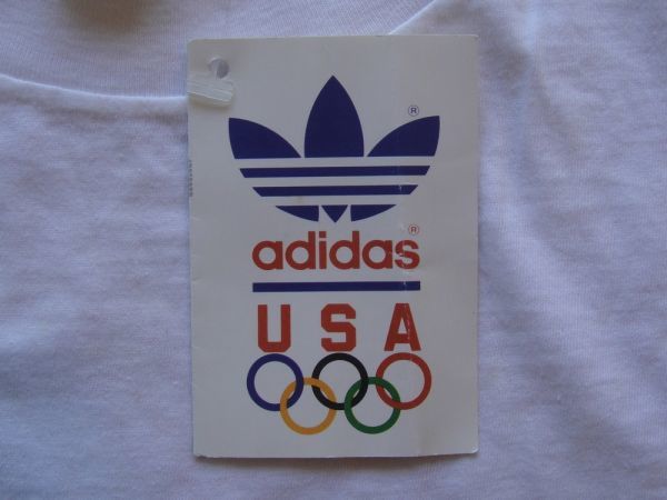 デッドストック adidas USA オリンピック ! 1988年 ビンテージ オールド アディダス olympic Tシャツ US- S サイズ ( 日本の XL くらい )_画像7