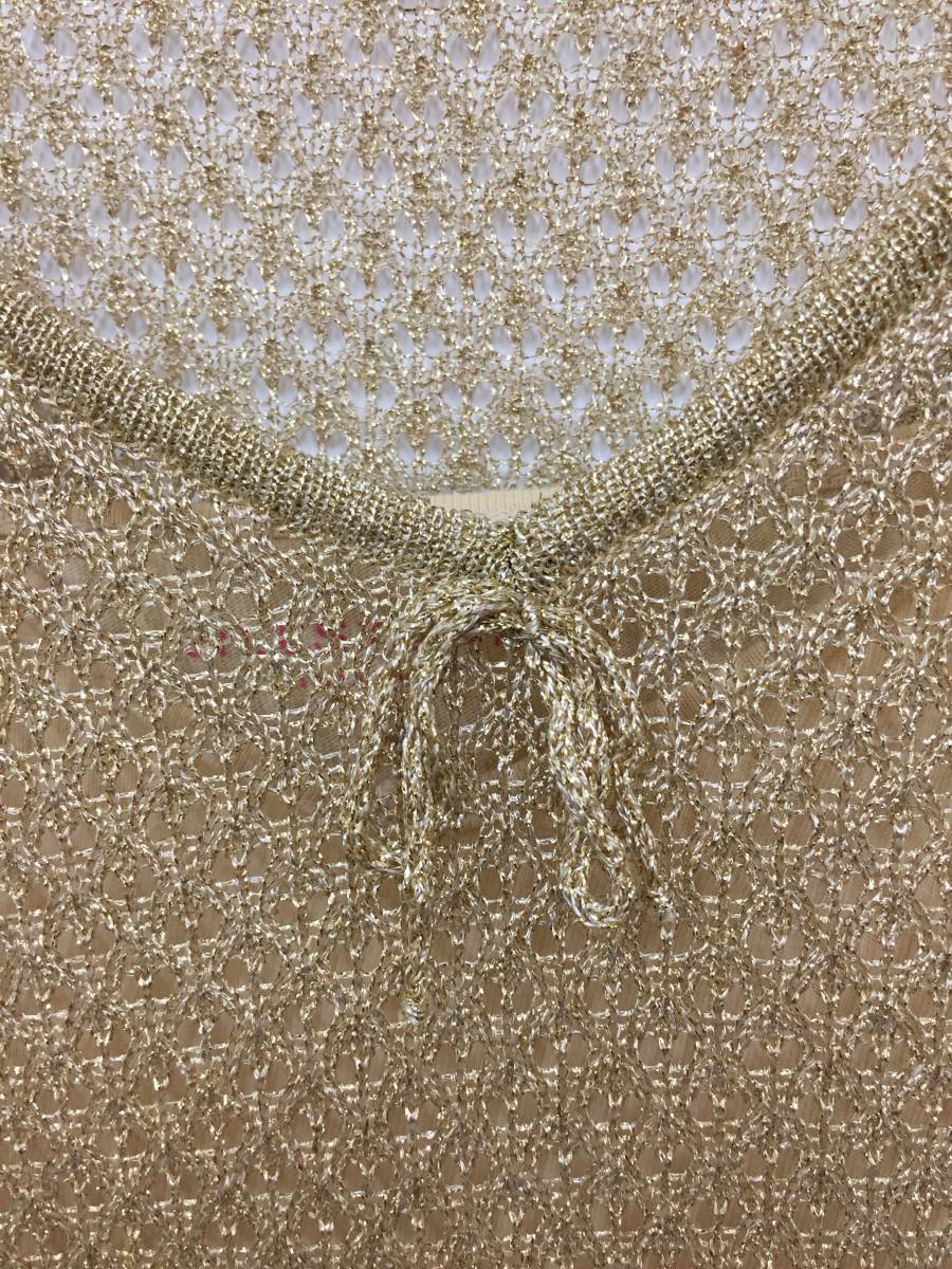  free shipping JILL STUART Jill Stuart lady's size 2 set no sleeve camisole One-piece dress Gold beige 
