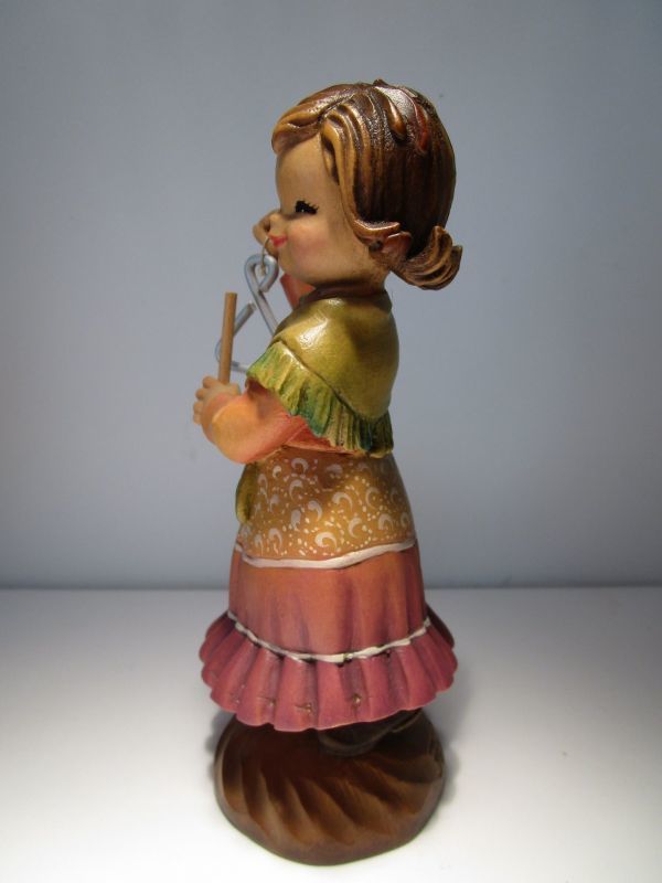 2250体限定製作品 イタリア ANRI 木彫りアンリ人形 Juan Ferrandiz ‘Tiny Sounds’ 15cmH_画像5