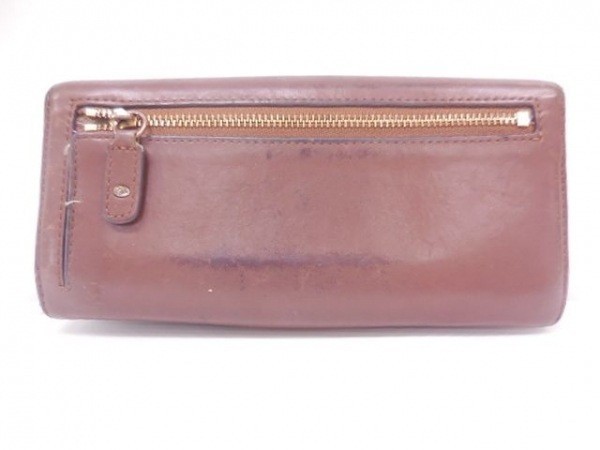 ANYA HINDMARCH(aniya* is India March ) original leather folding in half long wallet 846384B334-I03
