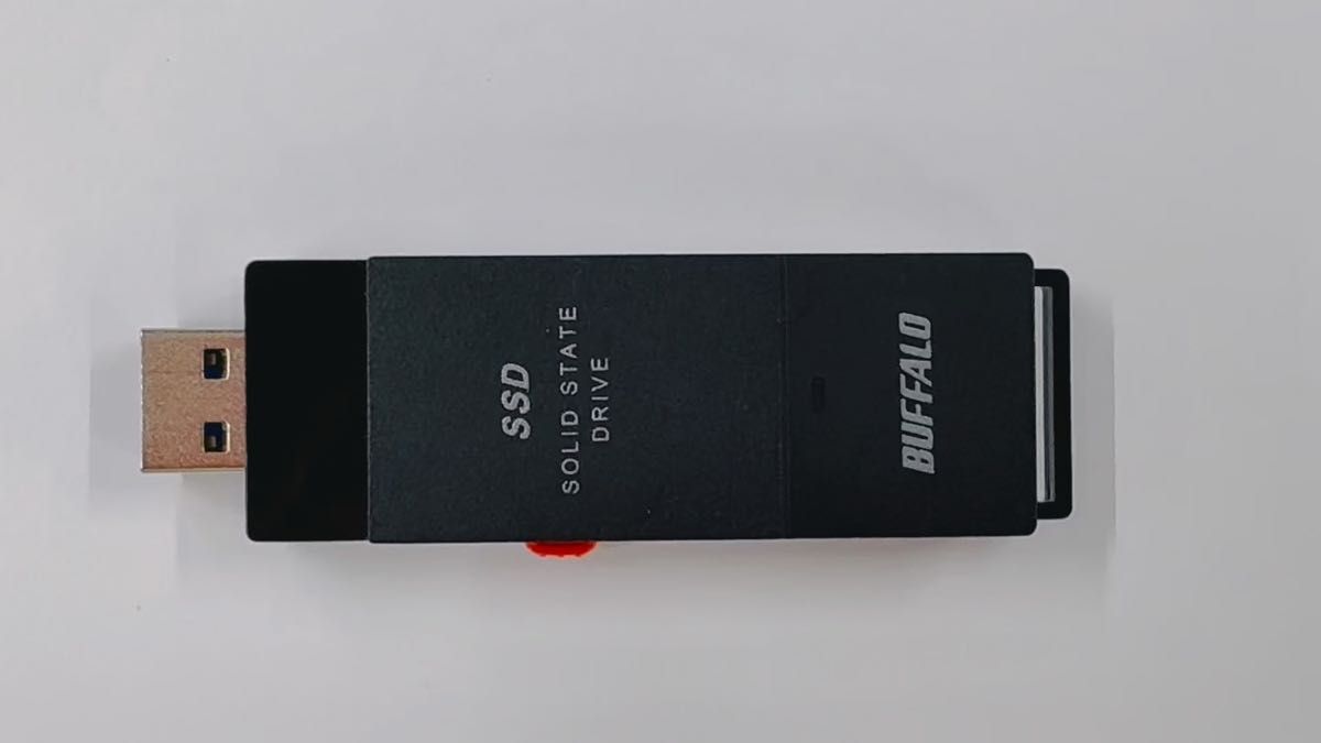 1TB バッファロー Buffalo 外付け スティック型SSD USB3.2(Gen2)対応 SSD-SCT1.0U3-BA