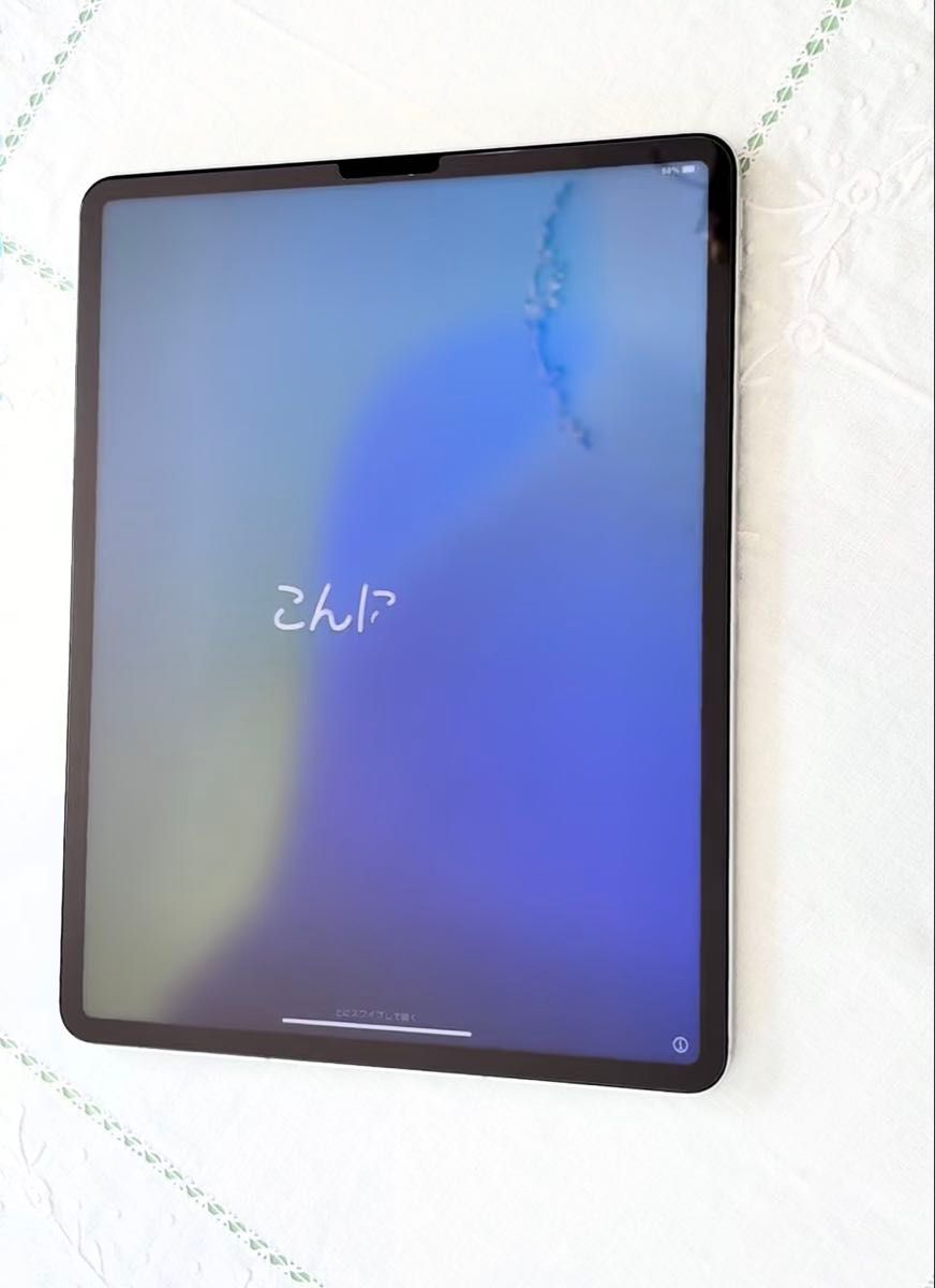 【バッテリー100%】第6世代 iPad Pro 12.9インチ Wi-Fi+Cellular 256GB シルバー SIMフリー