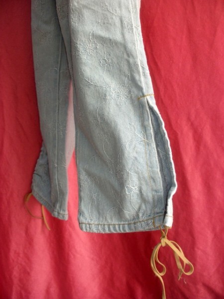 USED Denim ground shorts size W61 sax series 