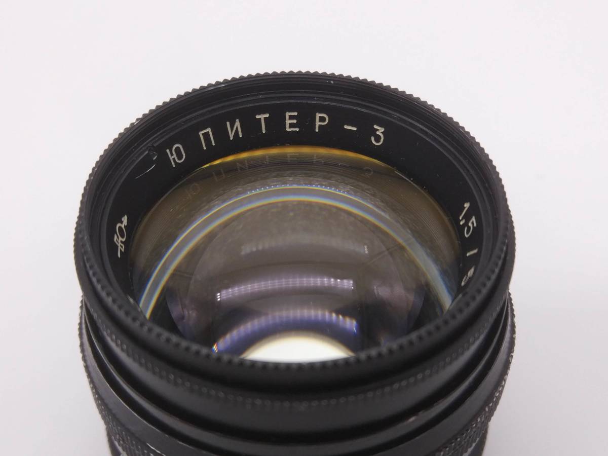 ジュピター3 Jupiter SONNAR + M39 マクロリング1 MACRO FED 50mm F:1,5 Leica L/M39 #1708Bの画像6