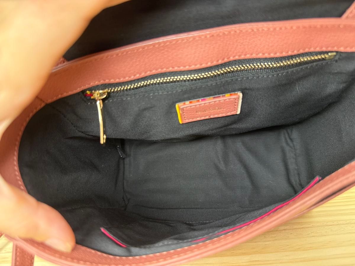 Paul Smith 2wayバッグ リュック ブラック ピンク 美品 Paul Smith ポールスミス リュックサック ピンク ライン