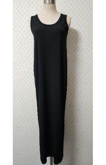 セール　翌日発送　今季新品　Plage リブタンクワンピース 　ブラック　36 翌日発送 今季新品 Plage リブタンクワンピース ブラック 36