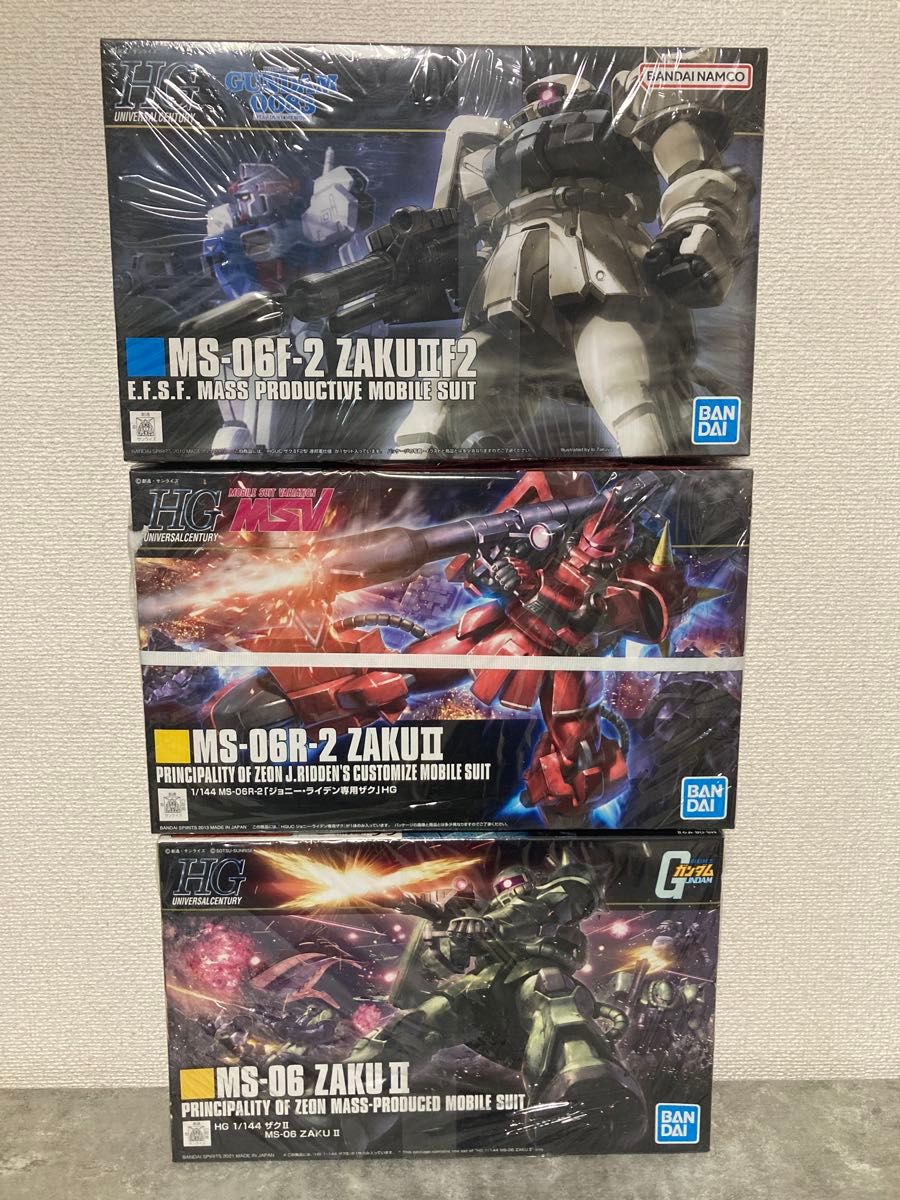 MS-06F-2 ZAKU2 セット3種 MS-06F-2 ZAKU2 セット3種|Yahoo!フリマ(旧PayPayフリマ)