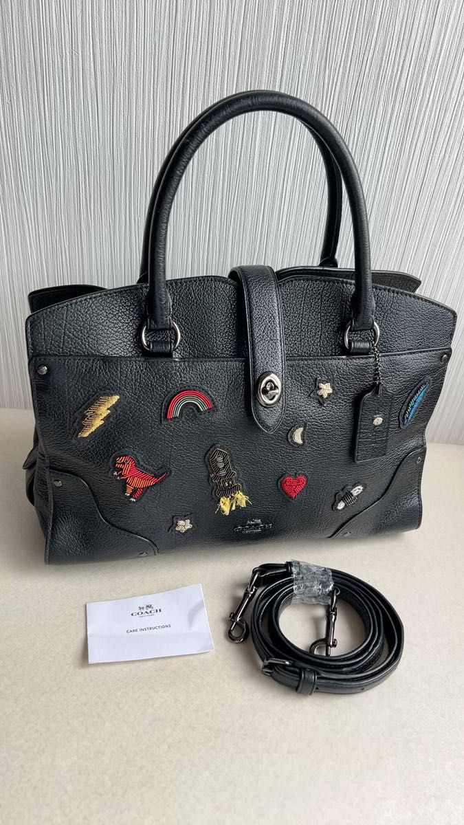 COACH 2wayトートバッグ ショルダーバッグ レザーバッグ