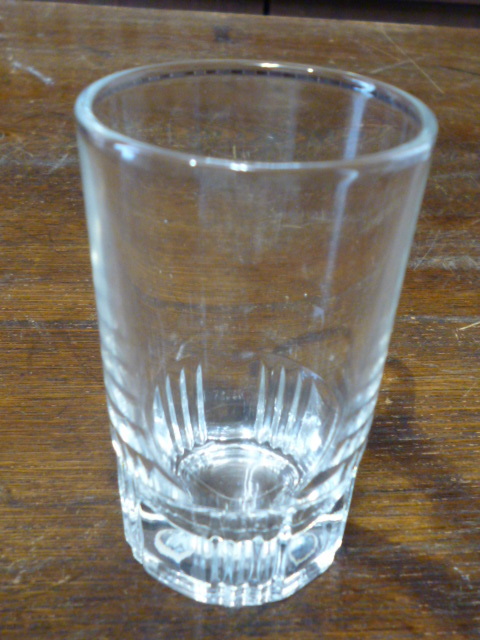 昭和レトロ　ショットグラス セット プレスガラス ウイスキー 酒器 アンティーク 雑貨 インテリア ディスプレイ 什器　_画像2