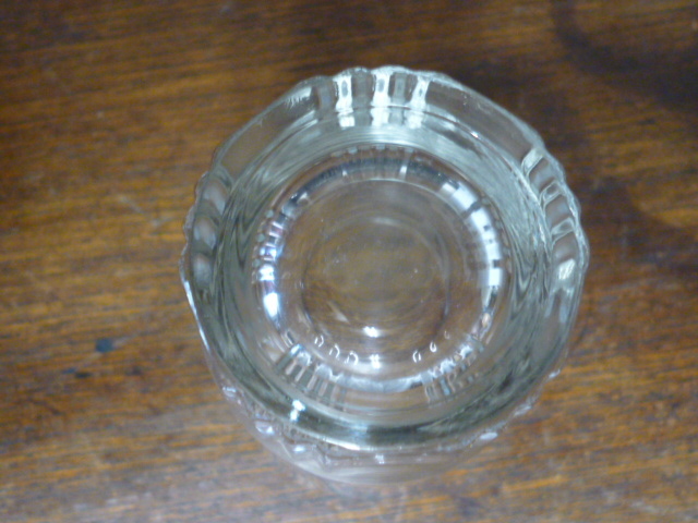 昭和レトロ　ショットグラス セット プレスガラス ウイスキー 酒器 アンティーク 雑貨 インテリア ディスプレイ 什器　_画像6