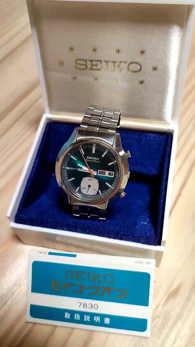 SEIKO 服部時計店 1974年製 自動巻 稼働品 ファイブスポーツ スピードタイマー クォーツ セイコー 腕時計 レア 希少