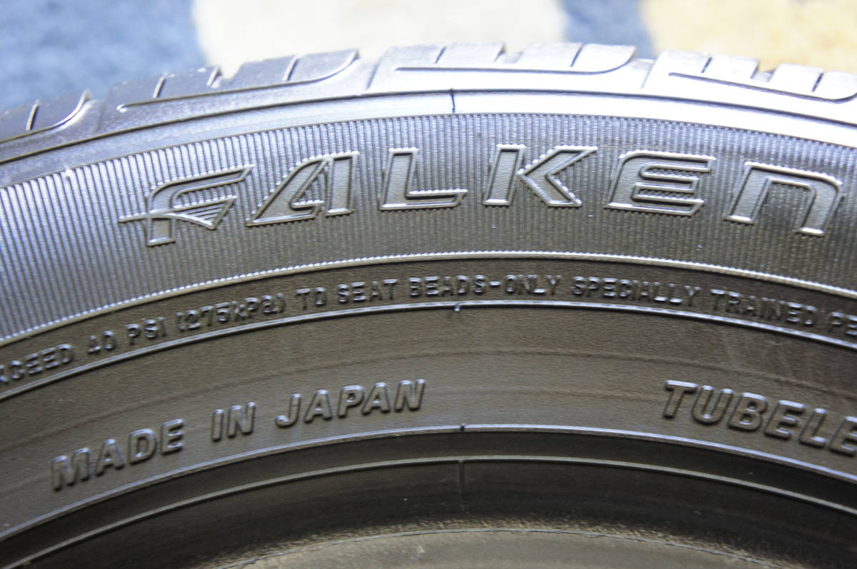 ☆ファルケン シンセラ SN828 145/70R12 4本 中古品 タイヤ 2017年製造 ラジアル FALKEN SINCERA 軽カー ミニカ レックス ヴィヴィオ ミラ_画像7