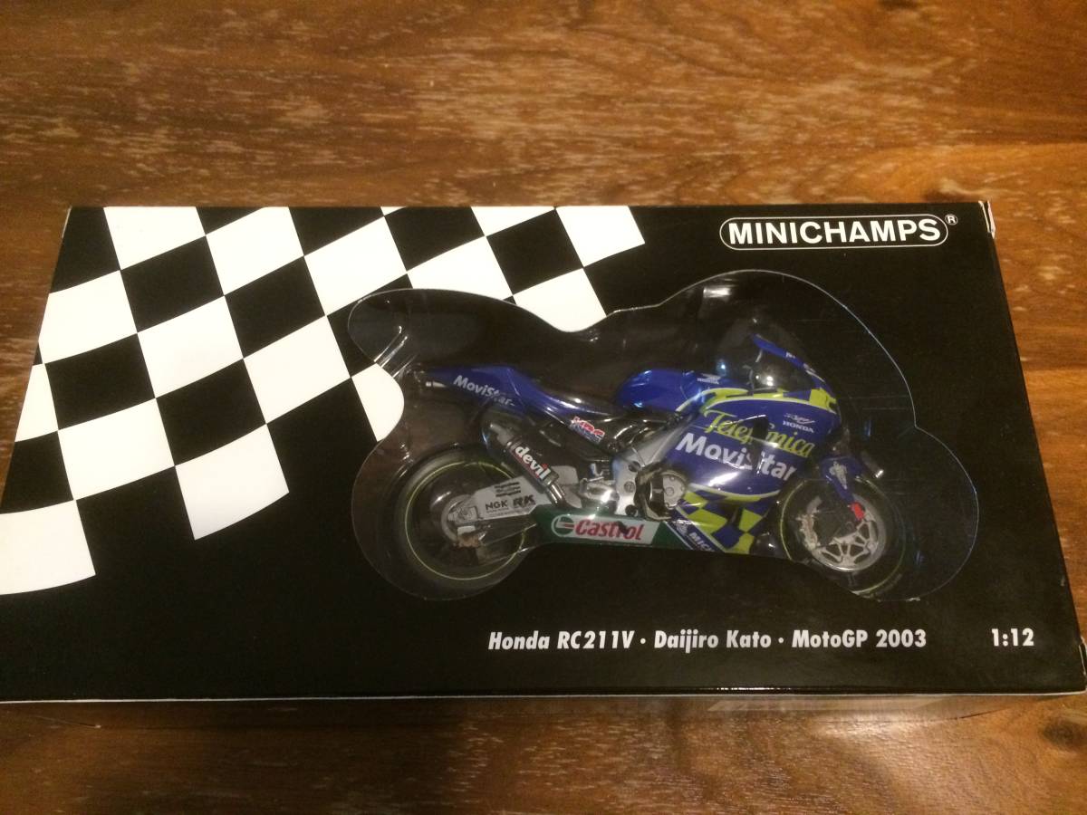 MINICHAMPS ミニチャンプス PMA Honda RC211V Daijiro Kato MINICHAMPS ミニチャンプス PMA Honda RC211V Daijiro Kato