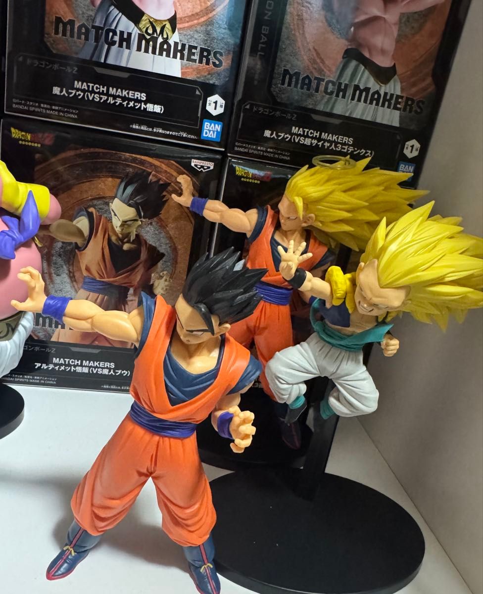 マッチメーカーズ 孫悟飯ゴテンクス孫悟空魔人ブウ ドラゴンボール フィギュア マッチメーカーズ 孫悟飯 ゴテンクス 孫悟空 魔人ブウ