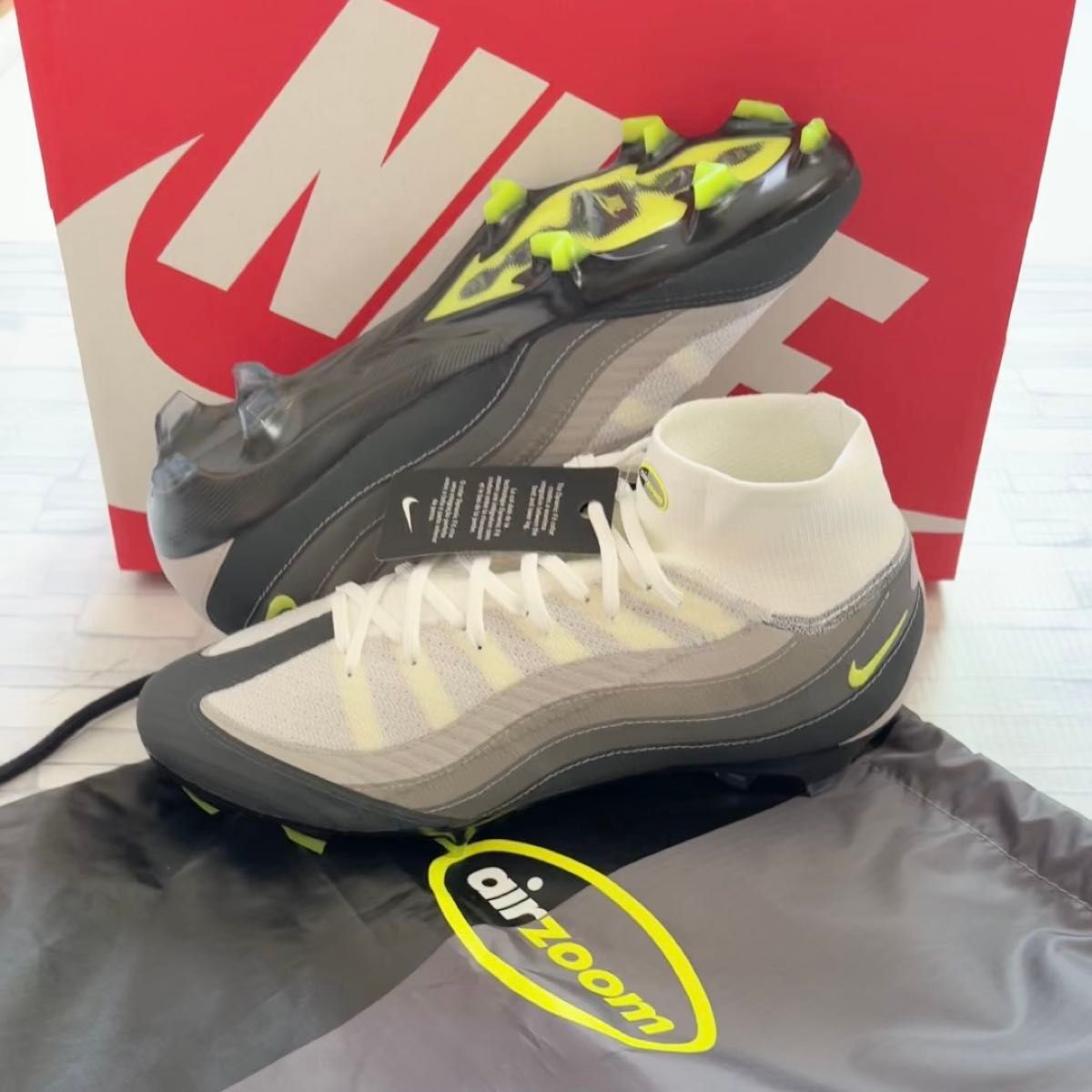 Nike Mercurial Superfly 10 Elite x Air Max 95 SE "Neon Yellow" 新品
