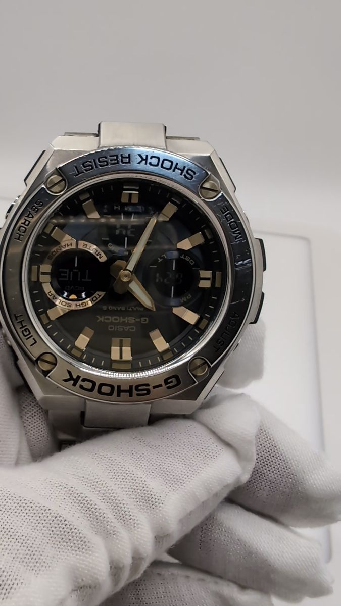 CASIO カシオ GST-W110D G-SHOCK Gショック メンズ 時計 電波ソーラー ケース52mm