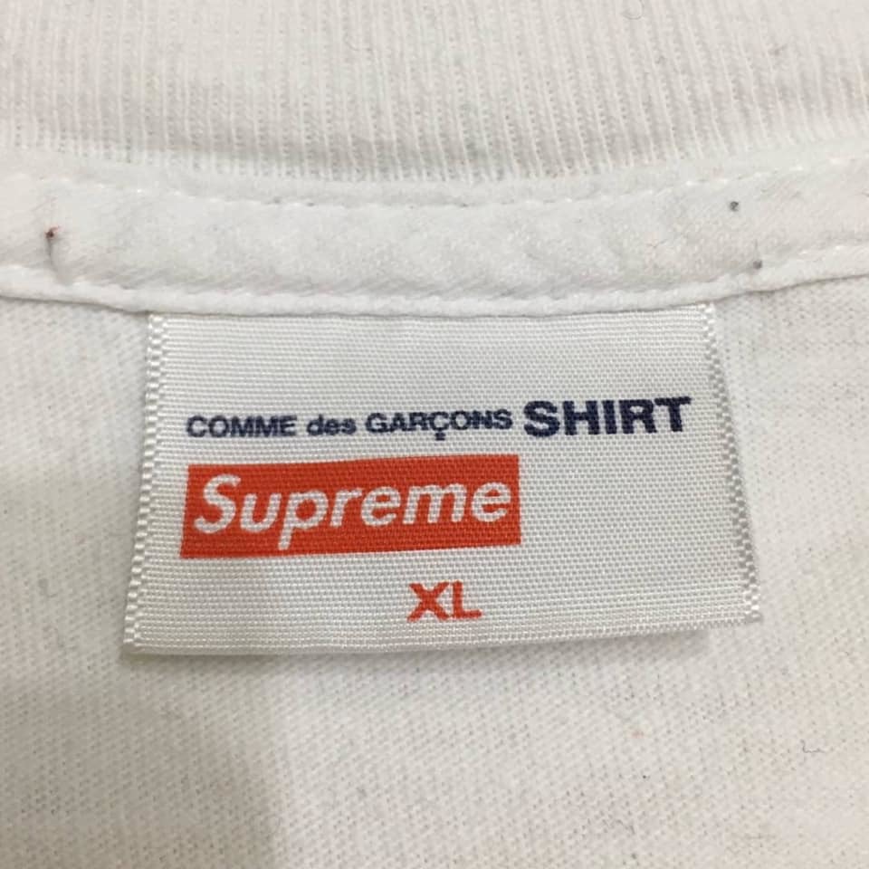 中古 Used品 Supreme Comme des Garcons 17ss Box Logo Tee シュプリーム コムデギャルソン Boxロゴ  Tシャツ 正規品