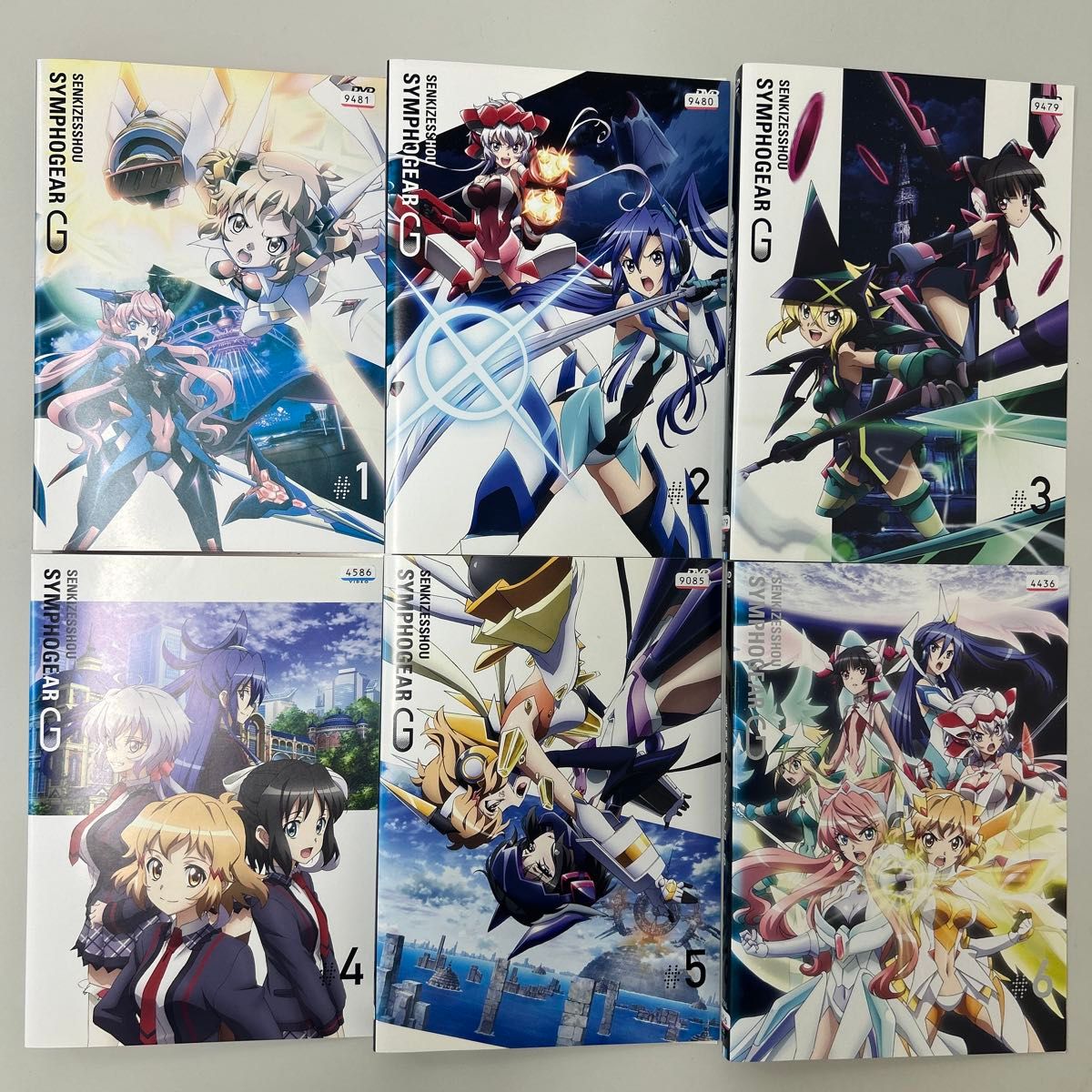 戦姫絶唱シンフォギア　G GX 各全6巻 全18巻　全巻セット　レンタル落ち