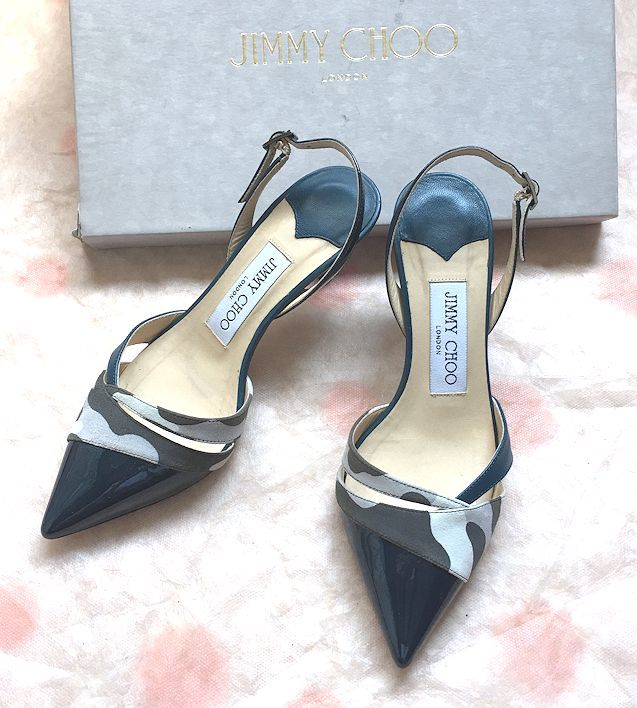 JIMMY CHOO ジミーチュウ☆MARISE65・バックストラップ・パンプス