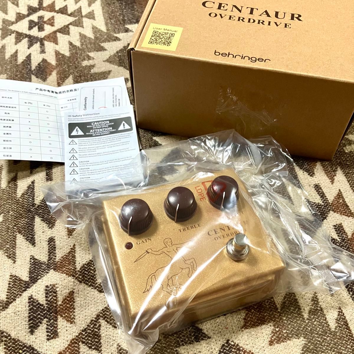 behringer centaur オーバードライブ ケンタ系 新品 箱凹み有 behringer centaur ベリンガー ケンタウロス オーバードライブ