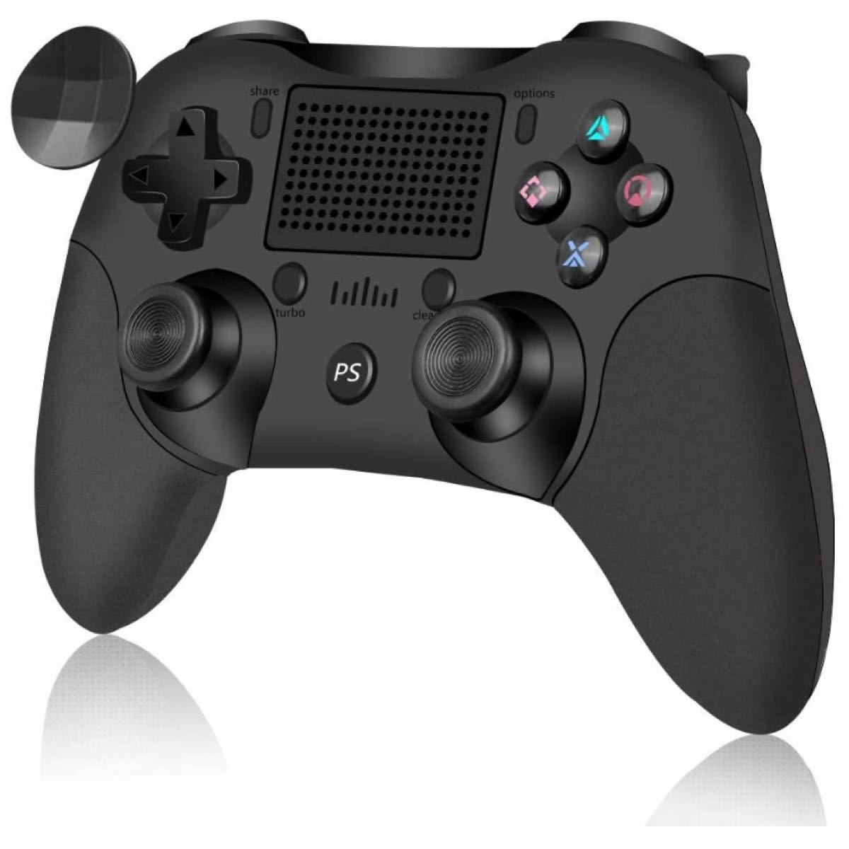 PS4 ワイヤレスコントローラー ゲームパッド Bluetooth HD振動無線