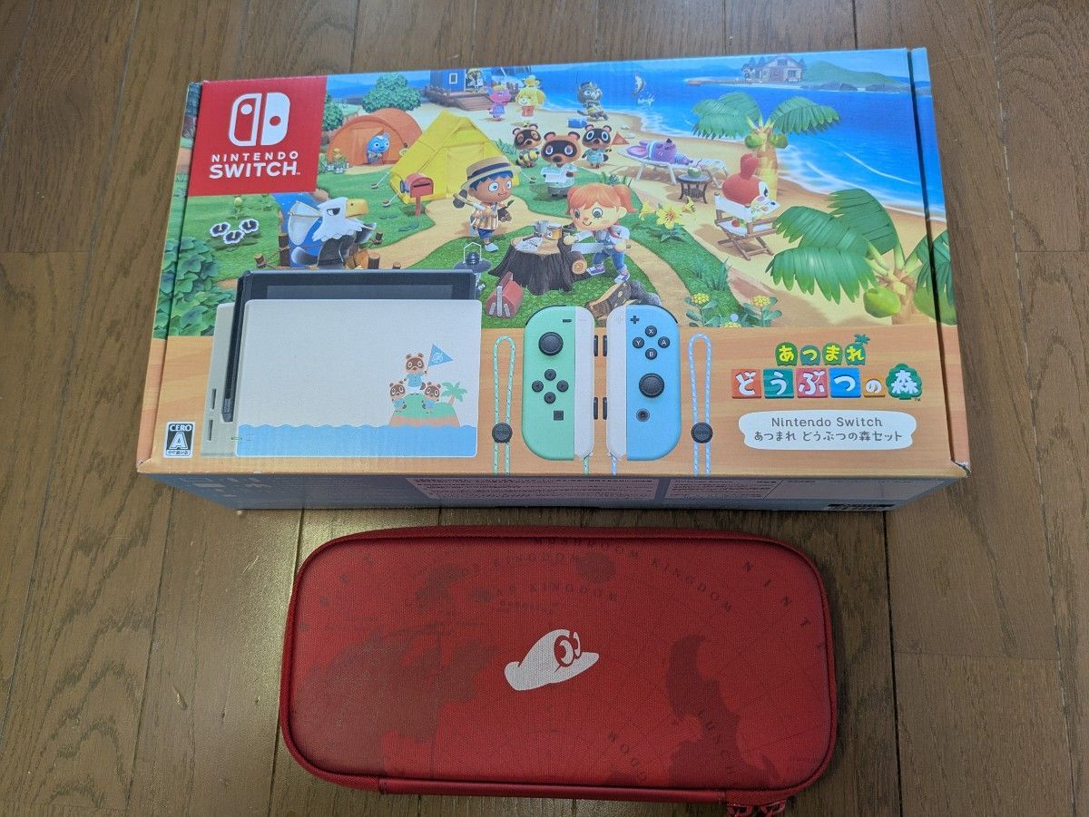 【即日発送】Nintendo Switch どうぶつの森仕様 マリオケース付 即日発送】Nintendo Switch あつまれ どうぶつの森仕様 マリオ