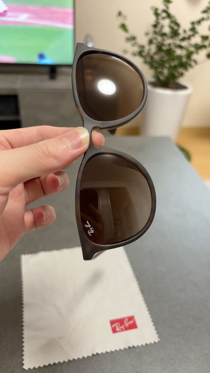 Ray-Ban ERIKA CLASSIC サングラス ウィメンズ マットバナナ ほぼ未使用