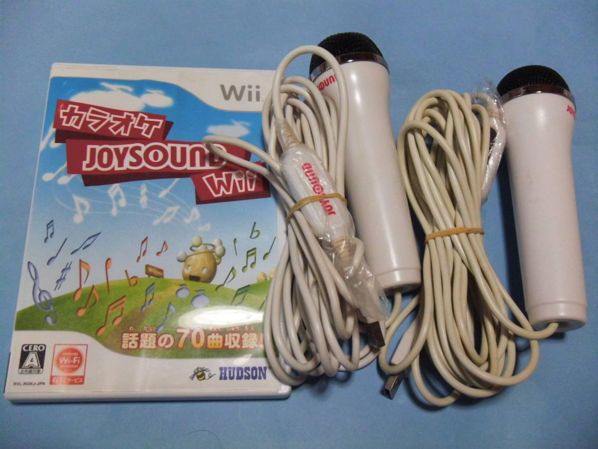 ★Wii＿＿＿カラオケJOYSOUND Wii+USBマイク　まとめて 2個　JOYSOUND＿＿＿_画像1