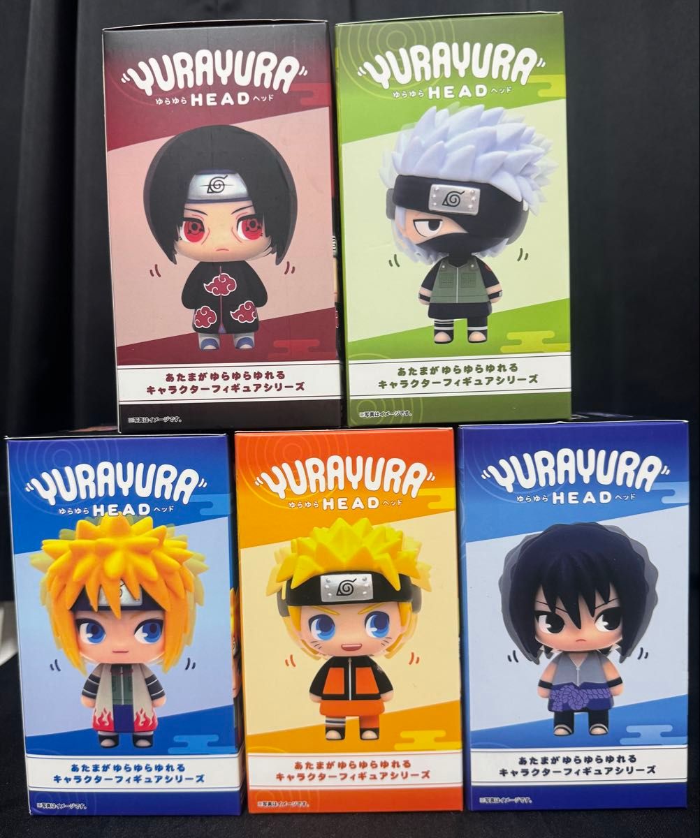 最新プライズフィギュア NARUTOナルト疾風伝ゆらゆらHEADヘッド5体セット NARUTO 疾風伝 ナルト ゆらゆらヘッド フィギュア 5種セット その他