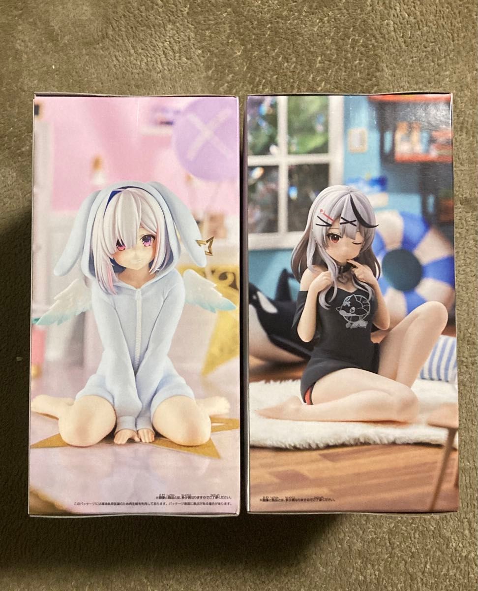 ホロライブ Relax time 沙花叉クロヱ 天音かなた フィギュア 20点 ホロライブフィギュア 天音かなた 沙花叉クロエ Relax time 2箱