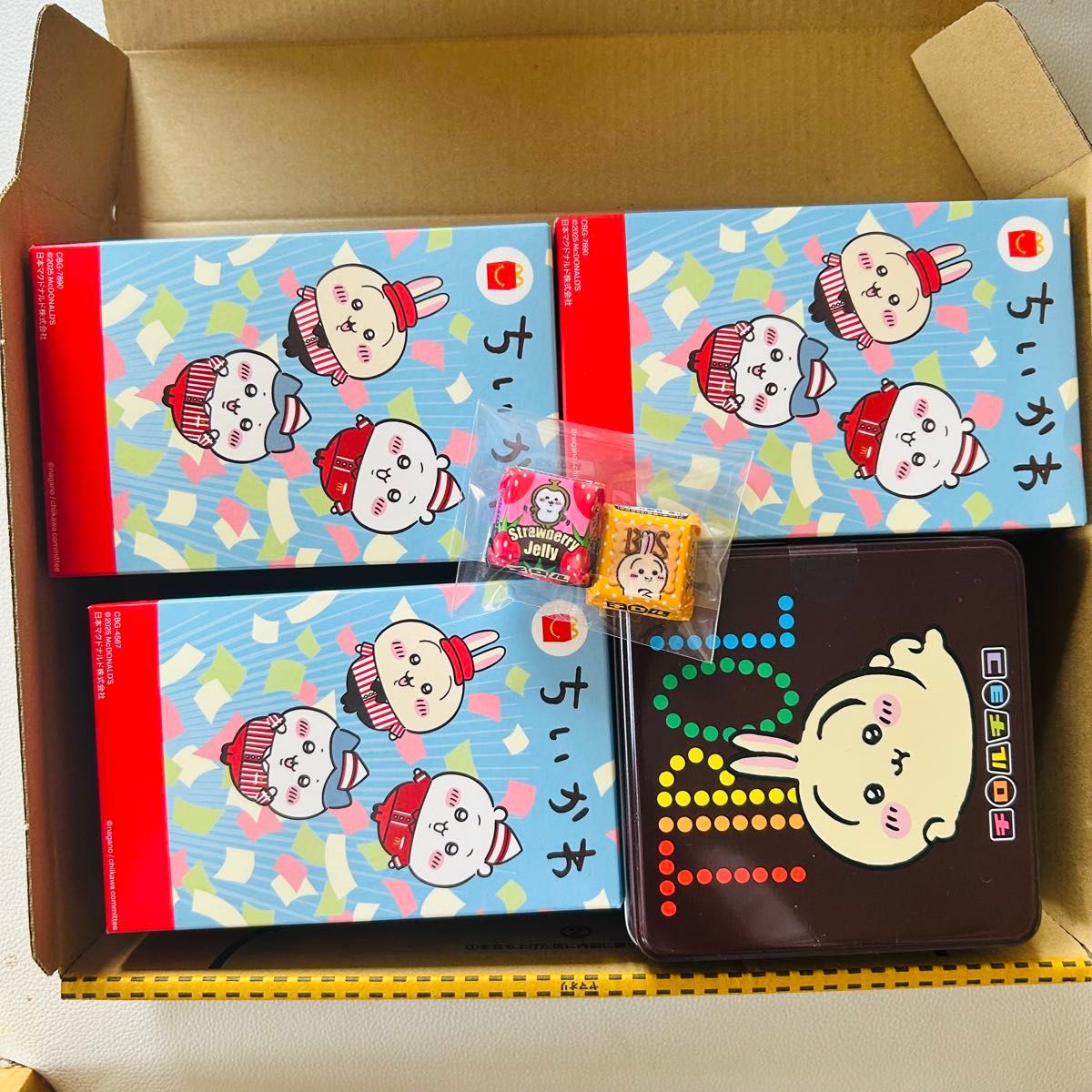 マクドナルド　マック　ちいかわ　ハッピーセット　第2段　チロルチョコ　チロル缶　うさぎ