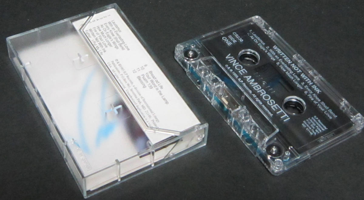  cassette tape [Vince Ambrosetti|Written Not With Ink]