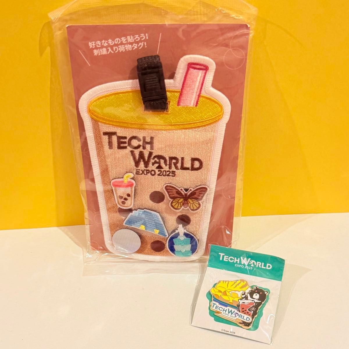 TECH WORLD EXPO 2025 ピンバッジ 3個セット テックワールド TECH WORLD ピンバッジ 非売品 グッズ セット