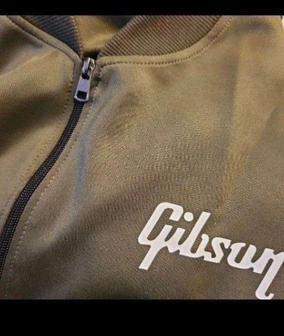 【新品】Gibson ギブソン ジャージ スウェット モスグリーン カーキ ロゴ XL 相当 アメリカン L