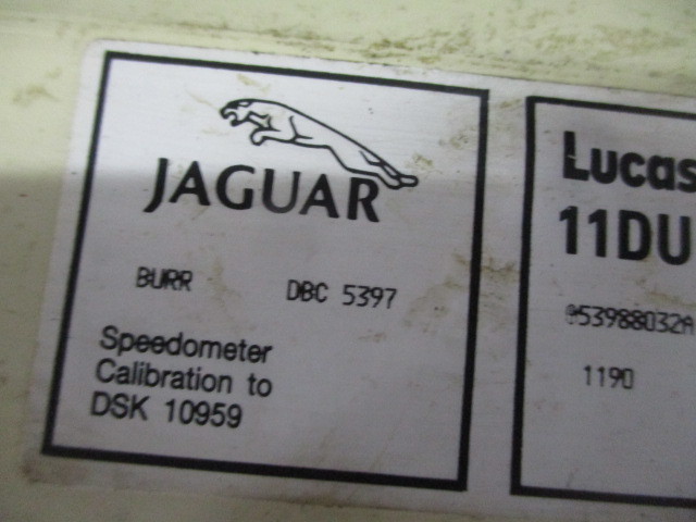 # Jaguar XJ6 meter XJ40 DBC5397 DBC5396 parts taking equipped Speed octopus instrument panel cluster Sovereign #