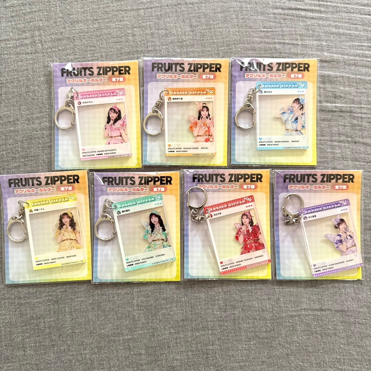 【14種セット売り】FRUITSZIPPER アクリルグッズ GiGO限定 14種セット売り】FRUITSZIPPER アクリルグッズ GiGO限定|Yahoo